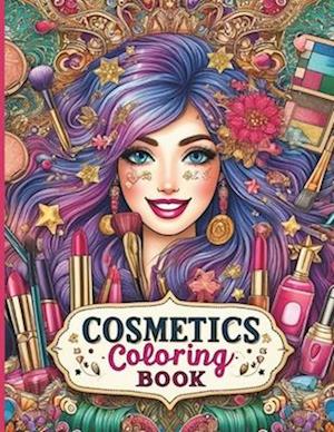 Cosmetics Coloring Book