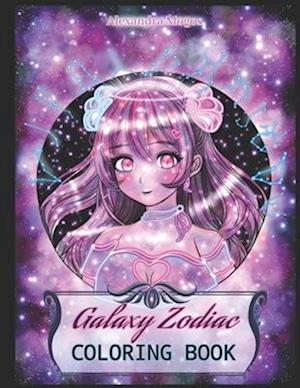 Galaxy Zodiac Coloring Book