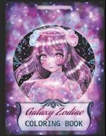 Galaxy Zodiac Coloring Book