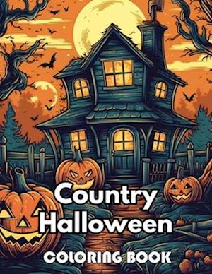 Country Halloween Coloring Book