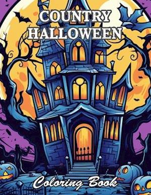 Country Halloween Coloring Book