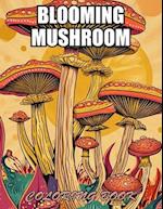 Blooming Mushroom Coloring Book