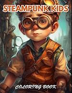 Steampunk Kids Coloring Book