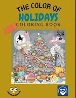 The Color of Holidays - ADULT Coloring Book