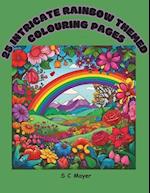 25 Intricate Rainbow Themed Colouring Pages for Adults and Teens