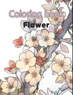 Coloring book Flower