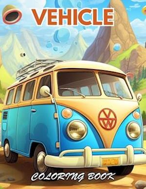 Vehicle Coloring Book