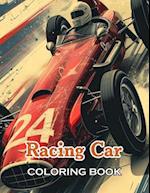 Racing Car Coloring Book