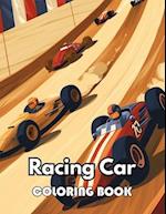 Racing Car Coloring Book