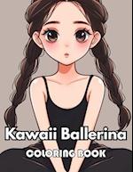 Kawaii Ballerina Coloring Book