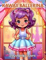 Kawaii Ballerina Coloring Book