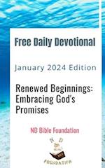 Free Daily Devotional January 2024 Edition