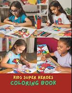 Amazing Superheroes Coloring Book for Kids