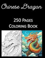 Chinese Dragon Coloring Book 250 Pages