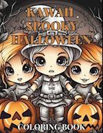 Kawaii Spooky Halloween Children's Coloring Book