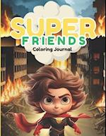 Super Friends Coloring Journal 