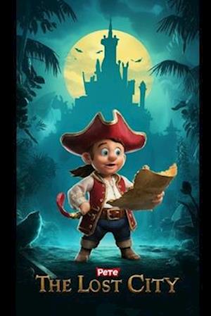 "Pirate Pete's Treasure Hunt - The Lost City story coloring book "