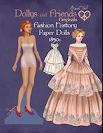 Dollys and Friends Originals Fashion History Paper Dolls, 1850s