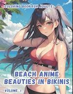 Beach Anime Beauties in Bikinis