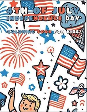 4th of July Independence Day Coloring Book for Kids