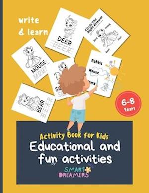 Coloring And Activity Book for Kids Ages 6-8