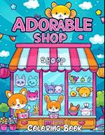 Adorable Shop Coloring Book