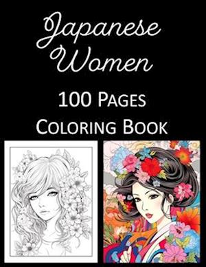 Japanese Women Coloring Book