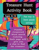 Treasure Hunt Activity Book with Riddles to solve!