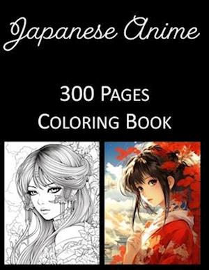 Japanese Anime Coloring Book