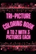 Tri-Picture Alphabet Coloring Book