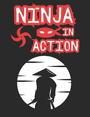 NINJA Action Coloring Book