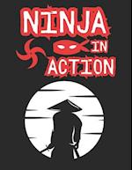 NINJA Action Coloring Book