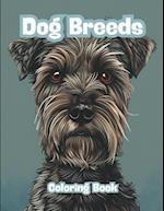 Dog Breeds Coloring Book