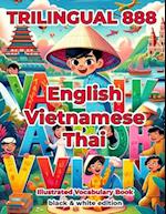 Trilingual 888 English Vietnamese Thai Illustrated Vocabulary Book