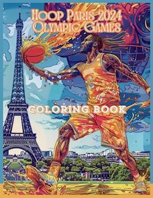 Hoop Paris 2024 Olympic Games coloring Book