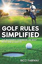 Golf Rules Simplified