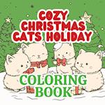 Cozy Christmas Cats Holiday Coloring Book