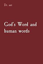 God's Word and human words