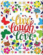 Live, Laugh, Love Coloring Book