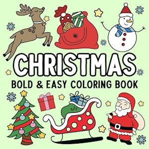 Christmas Bold and Easy Coloring Book