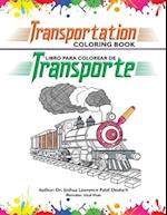 Libro para colorear de transporte