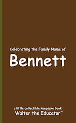 Celebrating the Family Name of Bennett