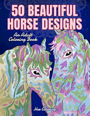 50 Beautiful Horses Coloring Book