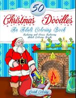 50 Christmas Doodles Coloring Book