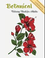 Botanical Coloring Book for Adults