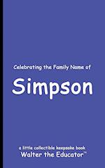 Celebrating the Family Name of Simpson