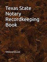 Texas State Notary Recordkeeping Book