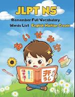 JLPT N5 Remember Full Vocabulary Words List - English Haitian Creole