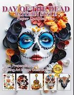 Day of the Dead Pattern Style of Paper Quilling Art