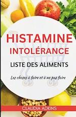 Intolérance À L'histamine Liste Des Aliments